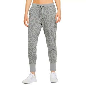NIKE Womens Dri-FIT Get Fit Printed Leopard Print Training Pants Joggers SZ S
